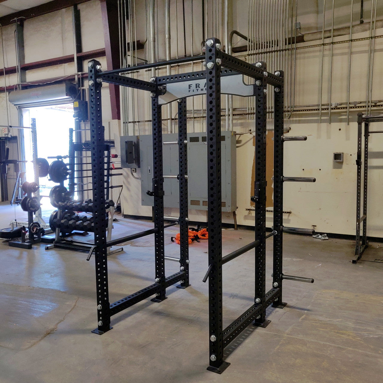 NEW 6-Post Power Rack Squat Rack with Weight Storage Commercial Grade