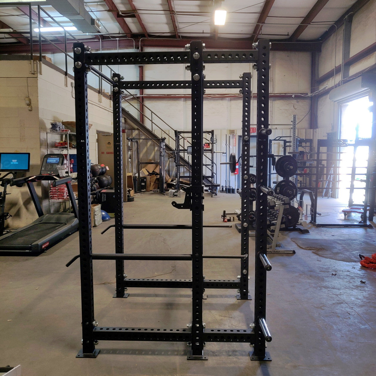 NEW 6-Post Power Rack Squat Rack with Weight Storage