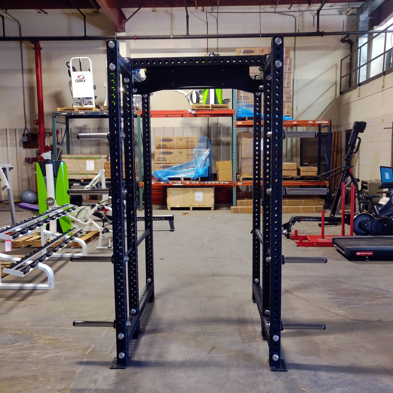 NEW 6-Post Power Rack Squat Rack with Weight Storage