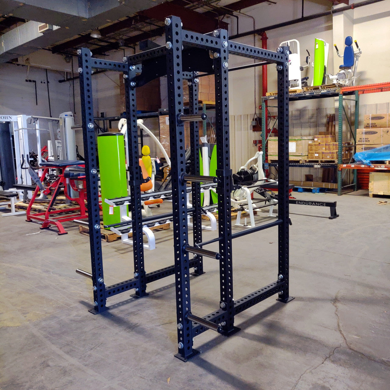 NEW 6-Post Power Rack Squat Rack with Weight Storage