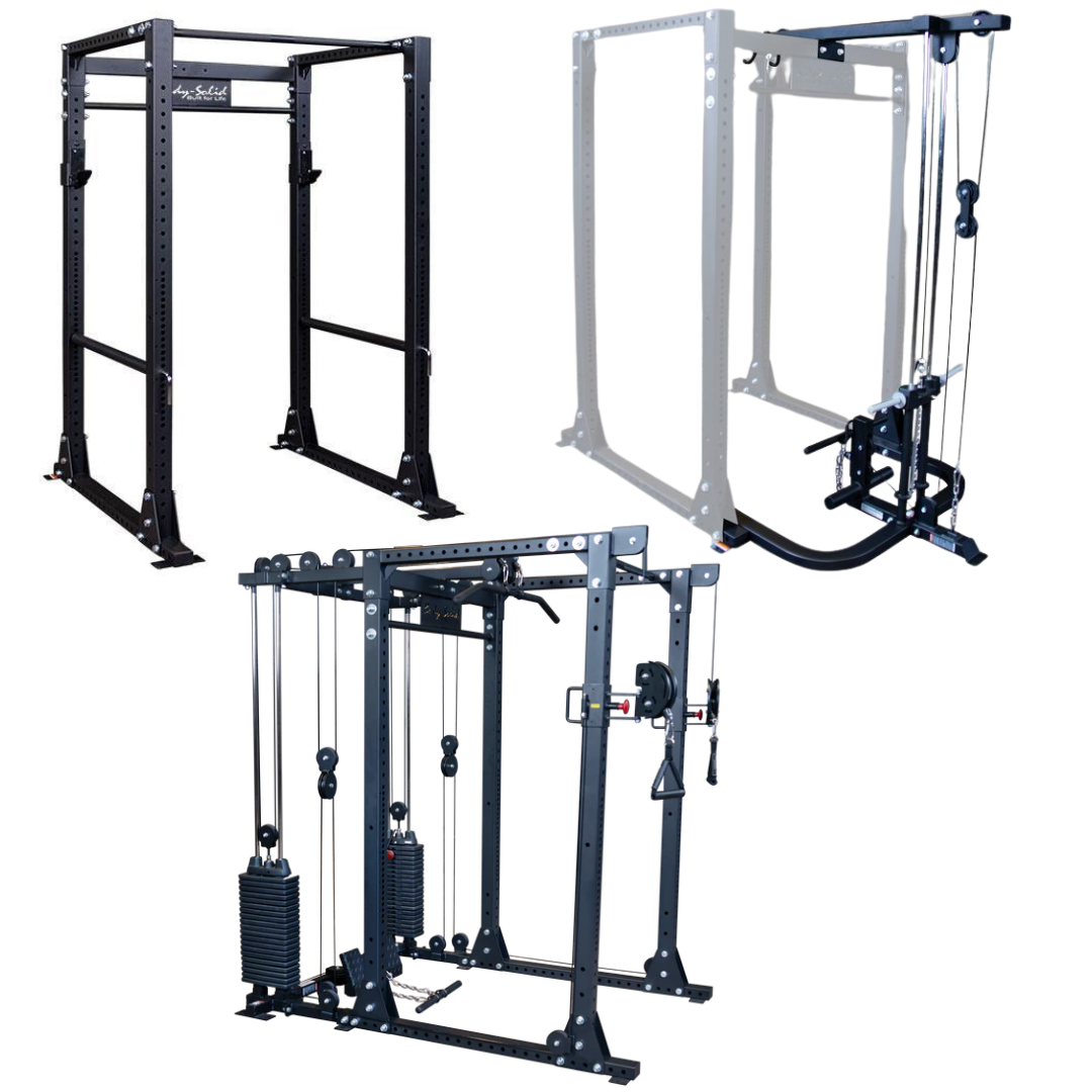 NEW Body Solid Commercial Squat Rack Power Rack GPR400 with Multi-Grip