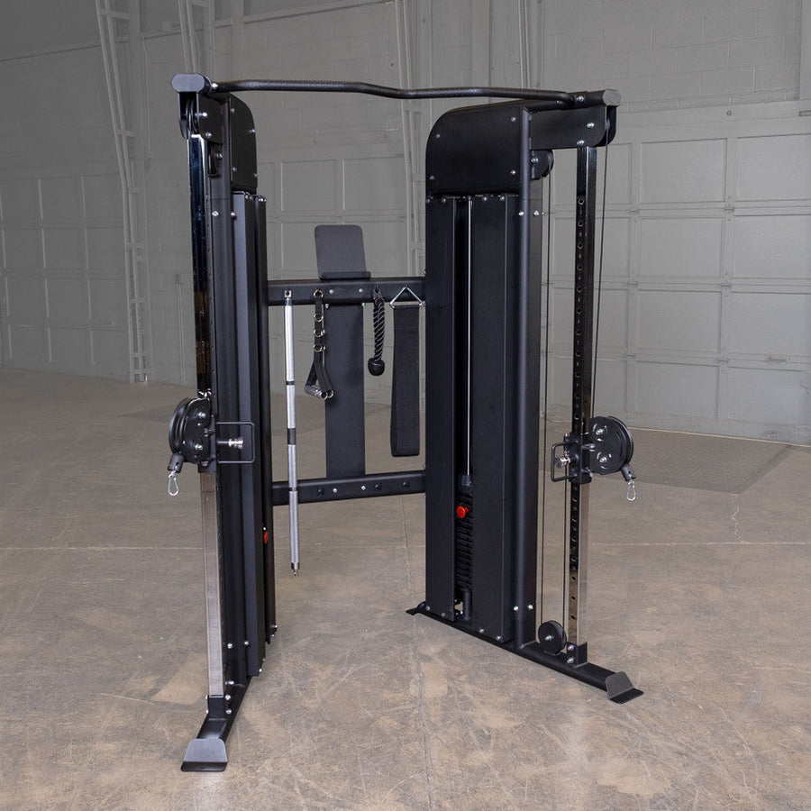 Body-Solid GFT100 Functional Trainer on a showroom floor