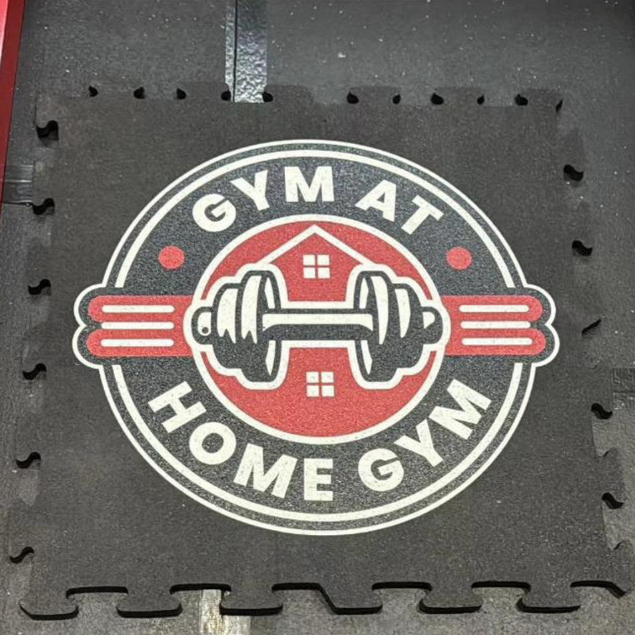 NEW CUSTOM LOGO Hammer Clad Premium Rubber Floor Tiles – Interlocking Gym Flooring with Custom Branding
