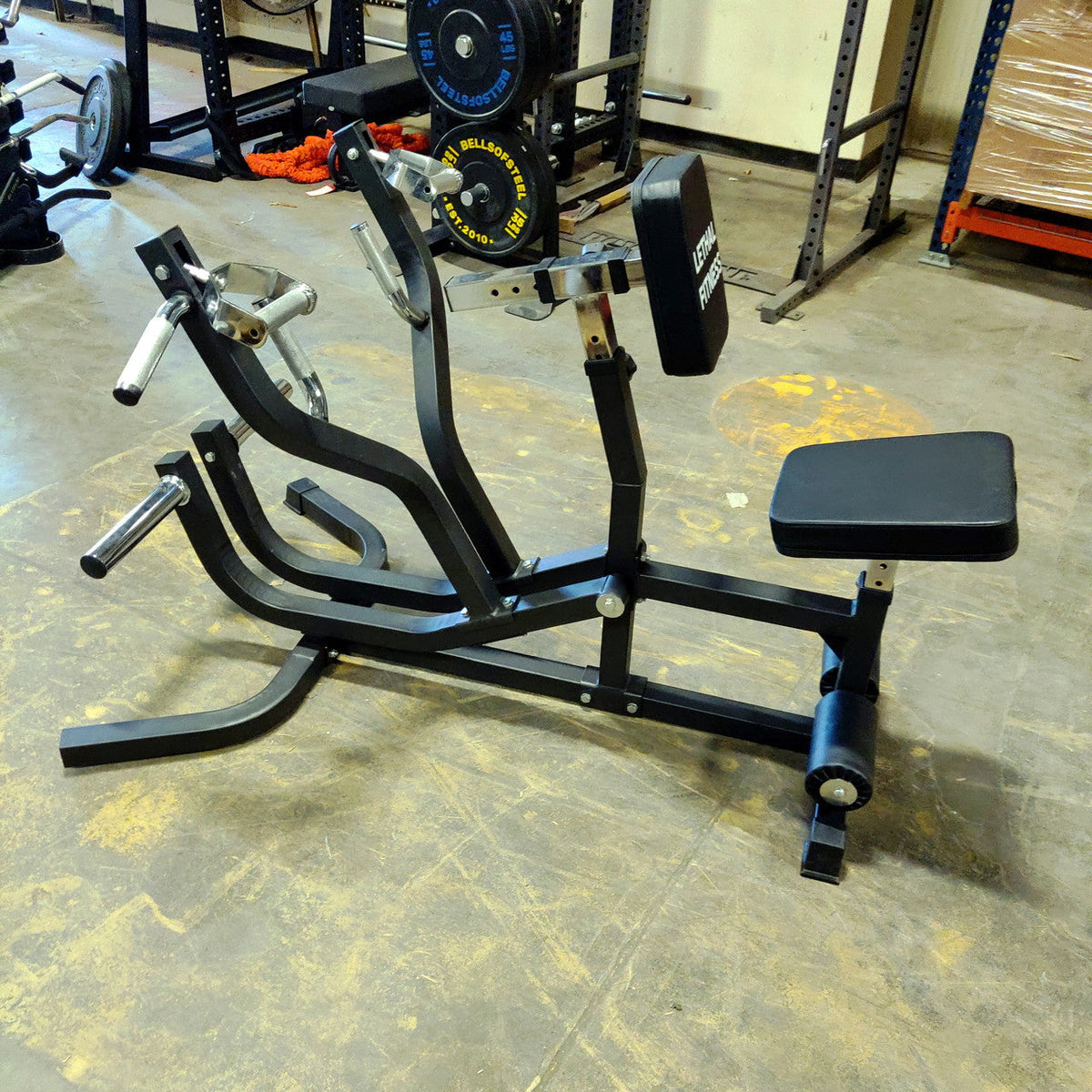 NEW LETHAL FITNESS Chest Supported Row Machine Unilateral Plate Loaded