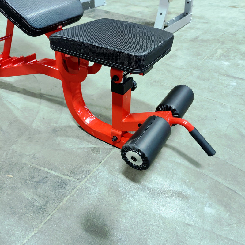 NEW Commercial Grade Fully Adjustable FID Weight Bench Red