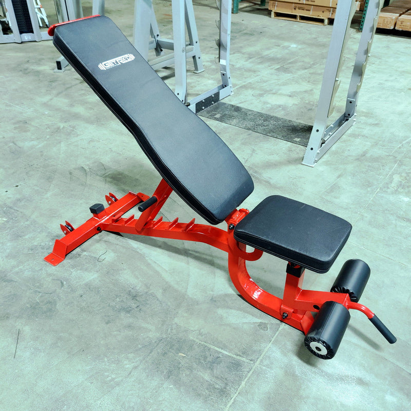 NEW Commercial Grade Fully Adjustable FID Weight Bench Red