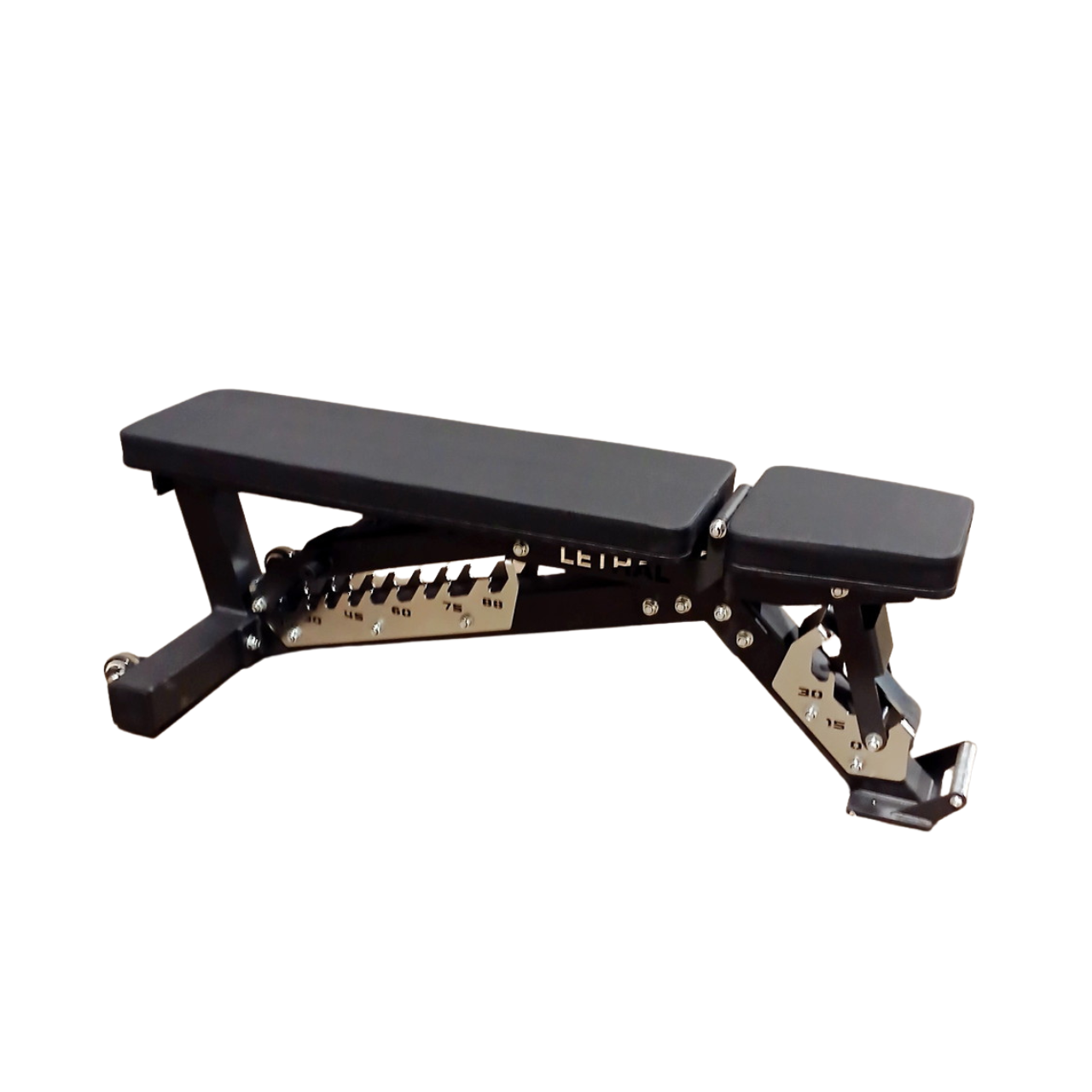 NEW Commercial Lethal Fitness Flat/Incline Adjustable Weight Bench