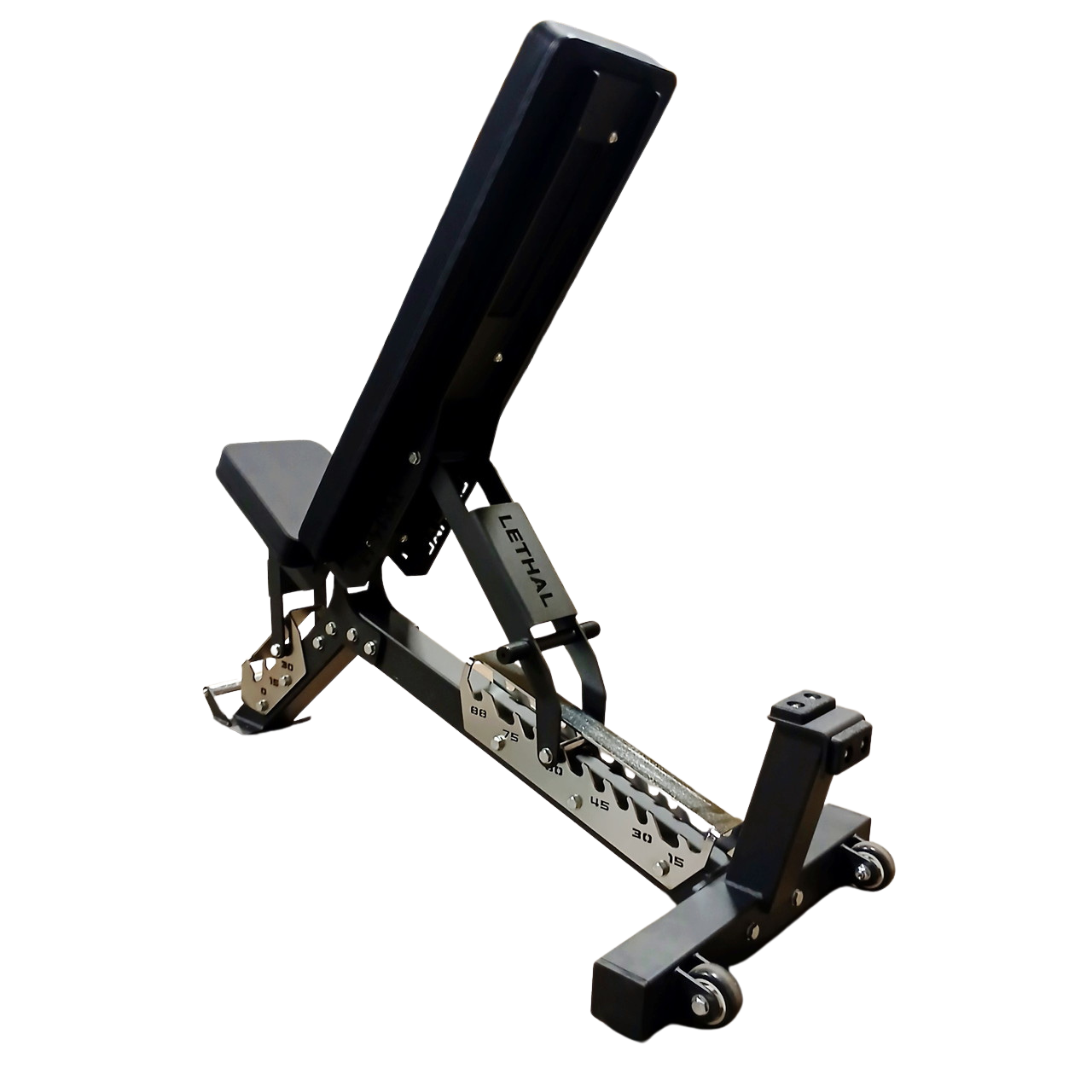 NEW Commercial Lethal Fitness Flat/Incline Adjustable Weight Bench