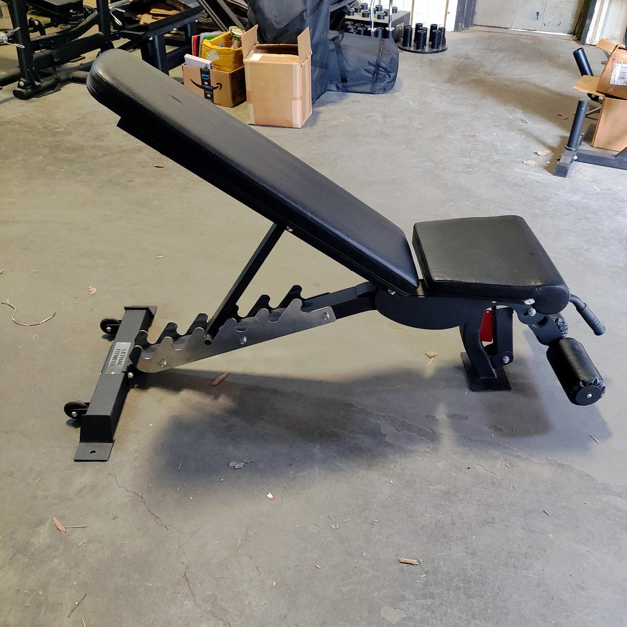 NEW FID Heavy Duty Adjustable Weight Bench W/Footholds 1500lb Capacity