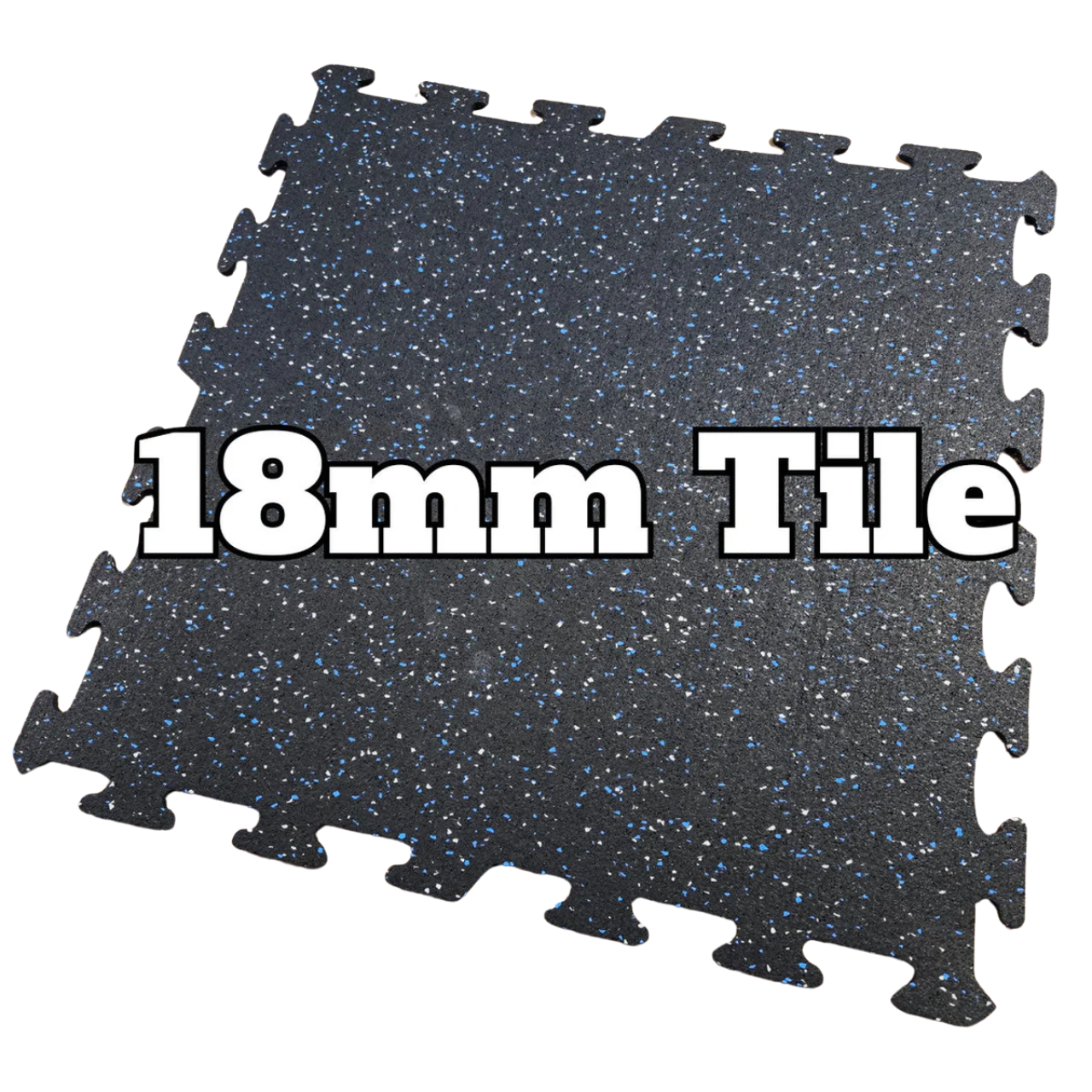 NEW Hammer Clad 18mm Premium Rubber Floor Tiles and Gym Tile Flooring Interlock