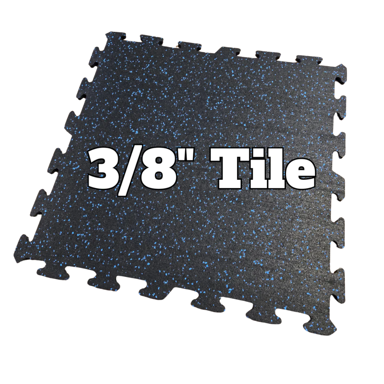 NEW Hammer Clad 3/8" Premium Rubber Floor Tiles and Gym Tile Flooring Interlock