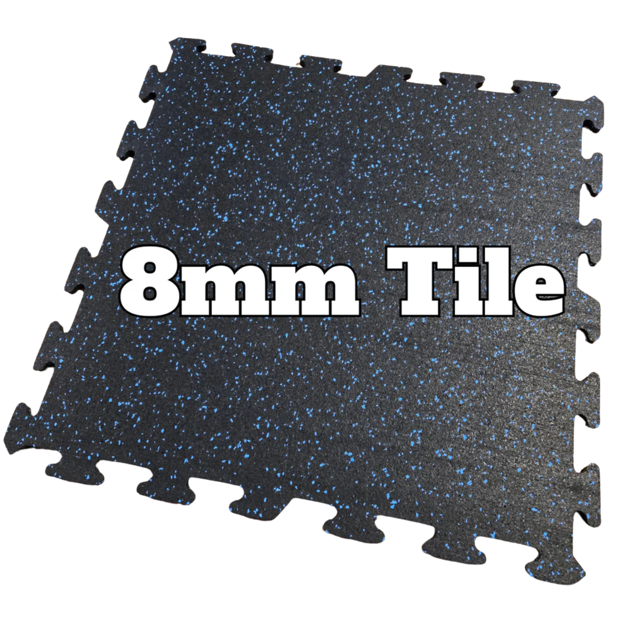 NEW Hammer Clad 8mm Premium Rubber Floor Tiles and Gym Tile Flooring Interlock