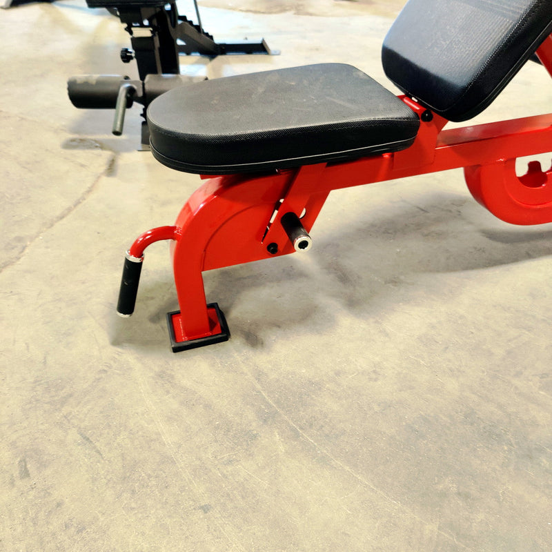 NEW Heavy Duty Flat Incline Commercial Grade Bench Red