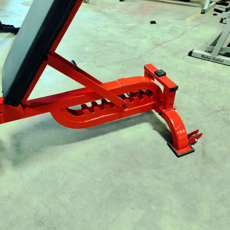NEW Heavy Duty Flat Incline Commercial Grade Bench Red