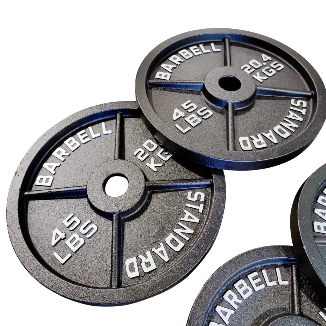 NEW Individual Cast Iron Weight Plates Olympic Weights Oldschool