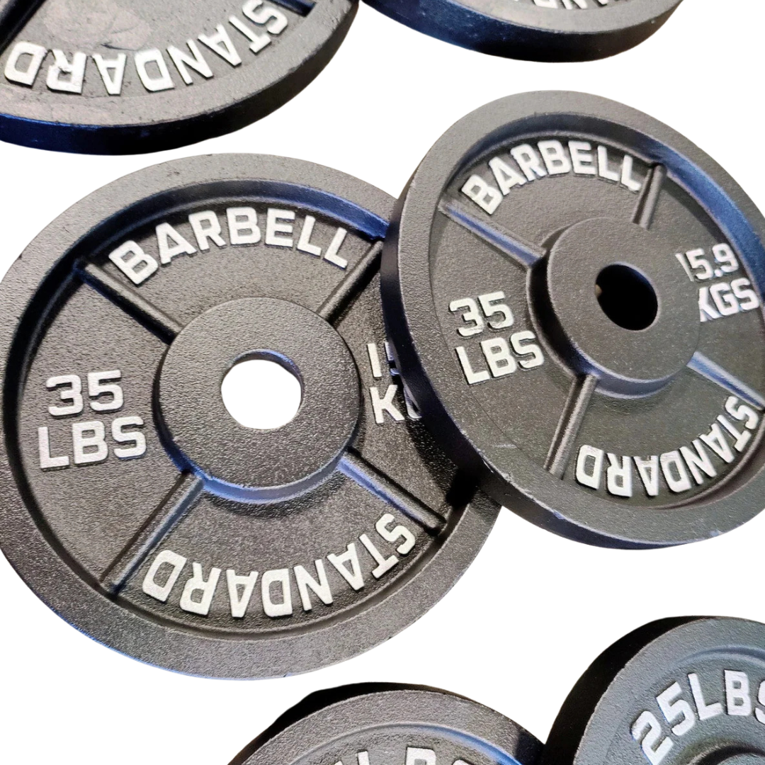 NEW Individual Cast Iron Weight Plates Olympic Weights Oldschool