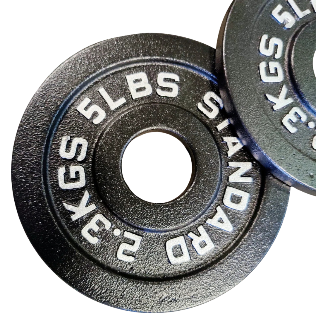 NEW Individual Cast Iron Weight Plates Olympic Weights Oldschool