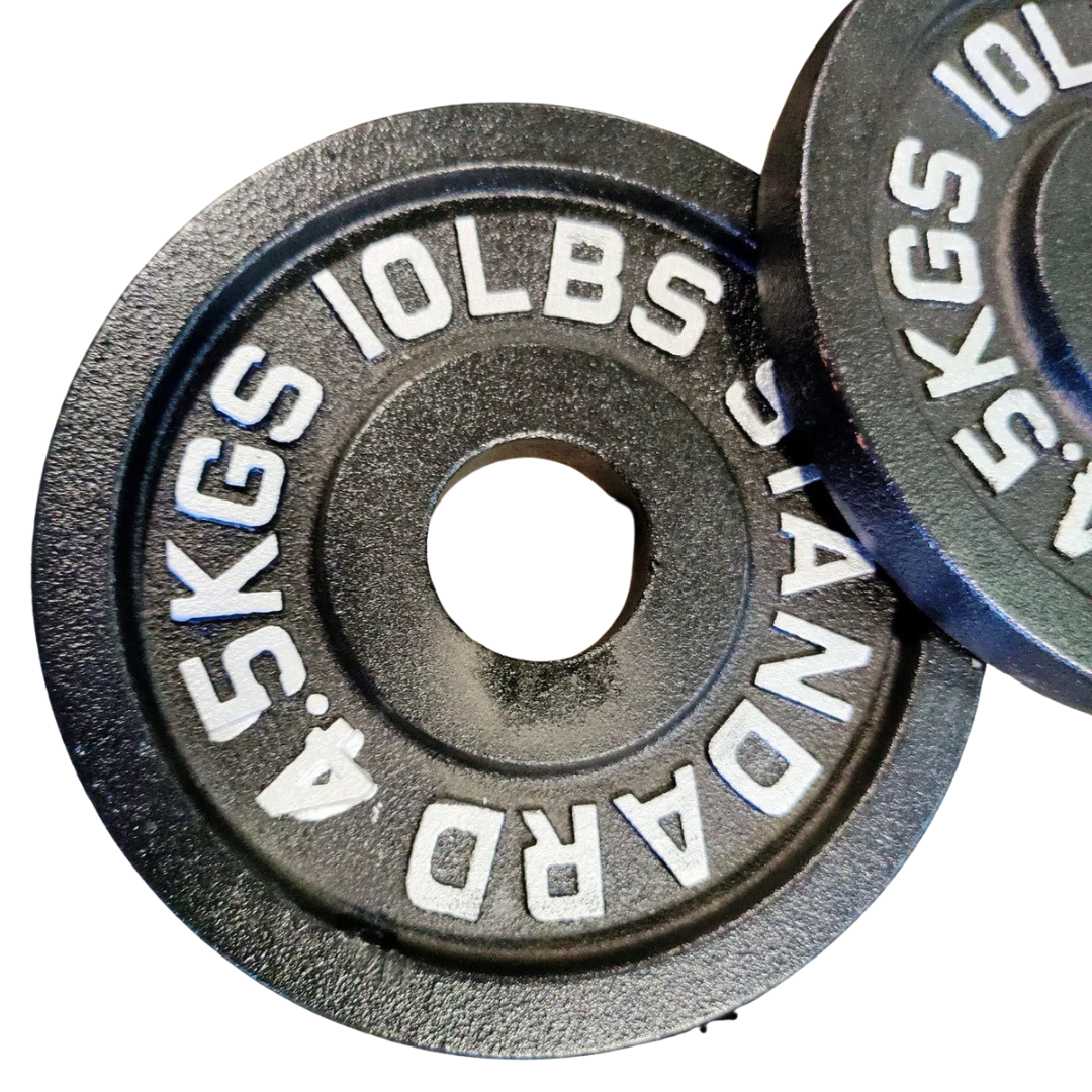 NEW Individual Cast Iron Weight Plates Olympic Weights Oldschool