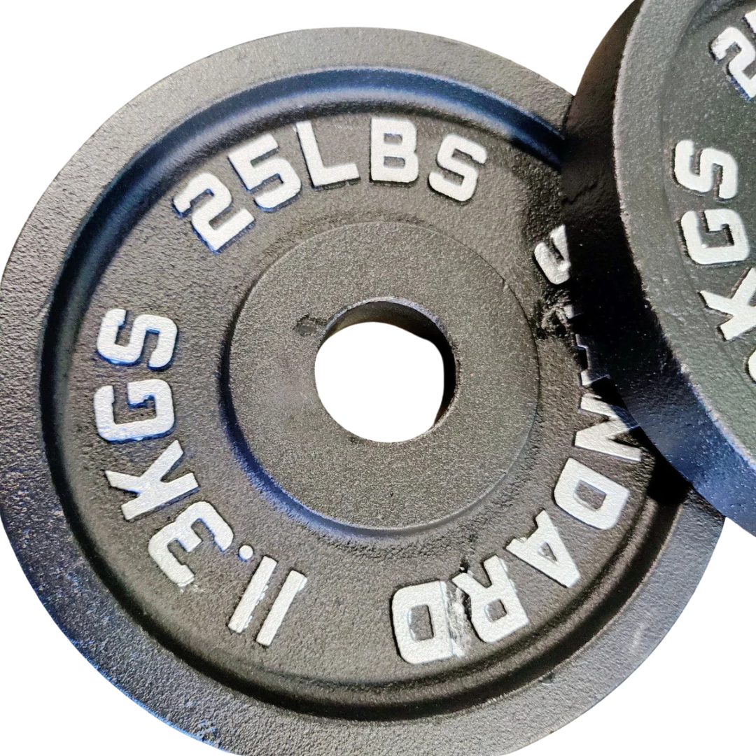 NEW Individual Cast Iron Weight Plates Olympic Weights Oldschool