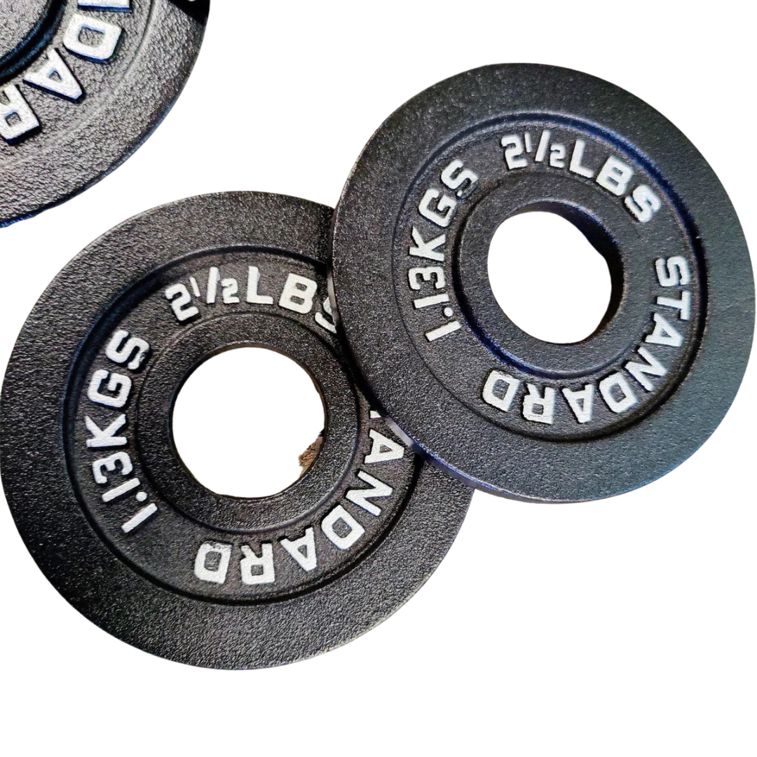 NEW Individual Cast Iron Weight Plates Olympic Weights Oldschool