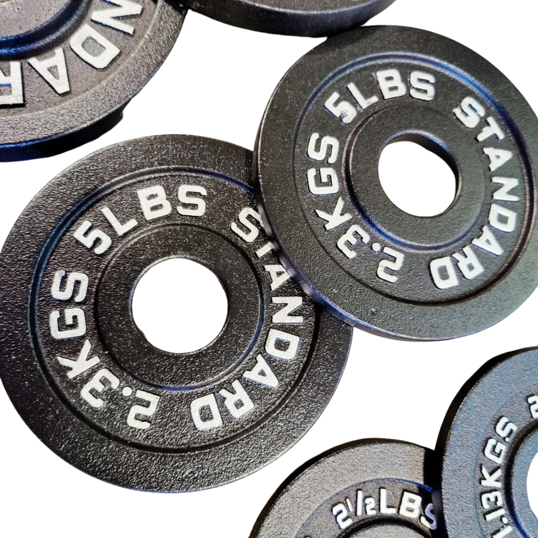 NEW Individual Cast Iron Weight Plates Olympic Weights Oldschool