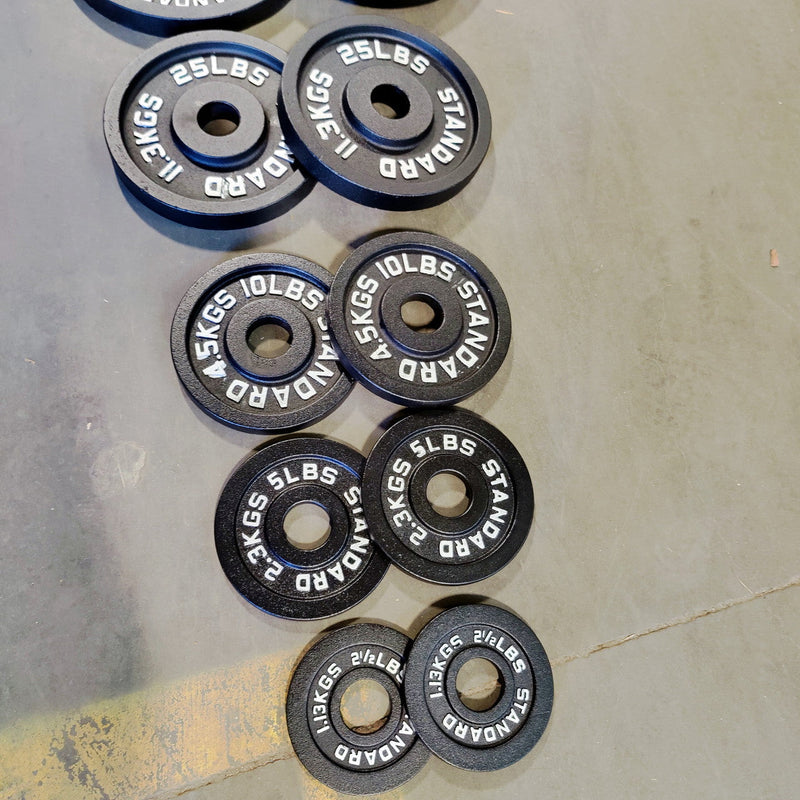 NEW Olympic Weight Plates Set 245lb Set