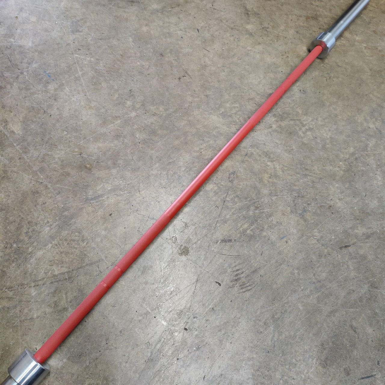 NEW Red Cerakote Barbell, Contender Series, 20kg/45lb (Blem) Made in USA