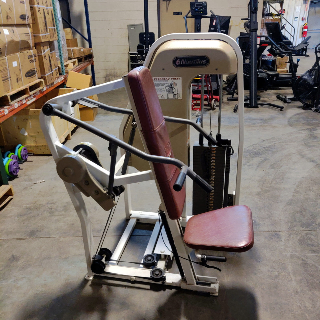 Nautilus Overhead Press 2ST Oldschool