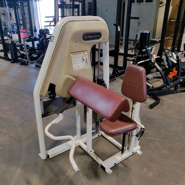Nautilus Bicep Curl Machine Nautilus Fitness Equipment Nautilus