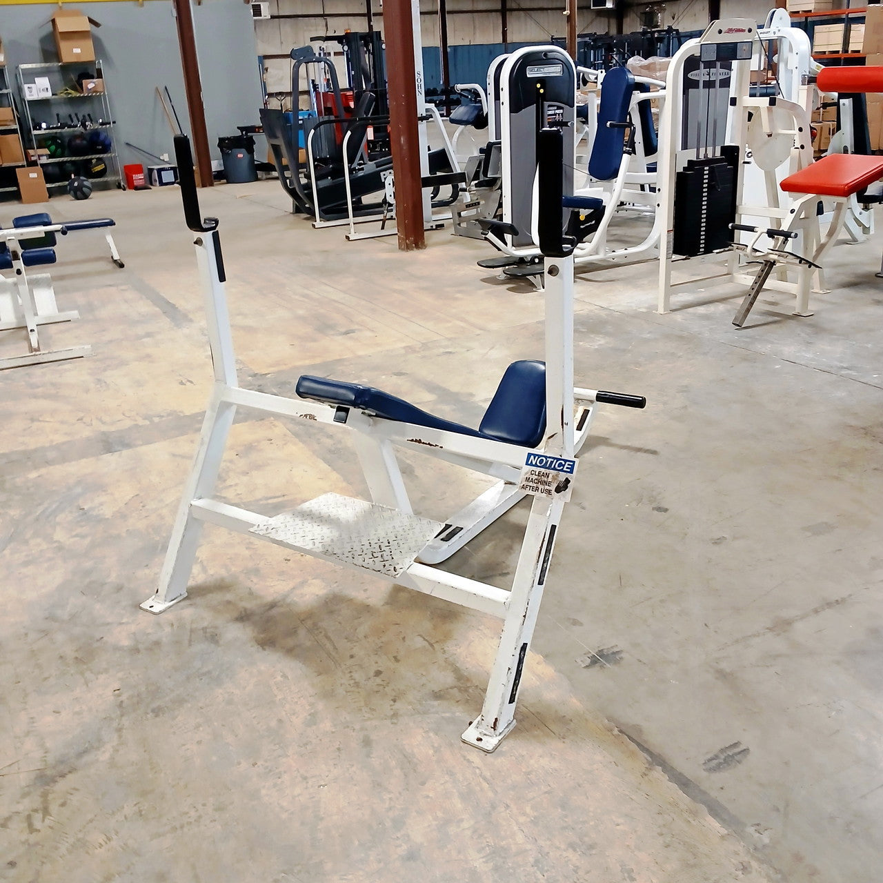 Olympic Incline Bench With Spotter Foot Plate