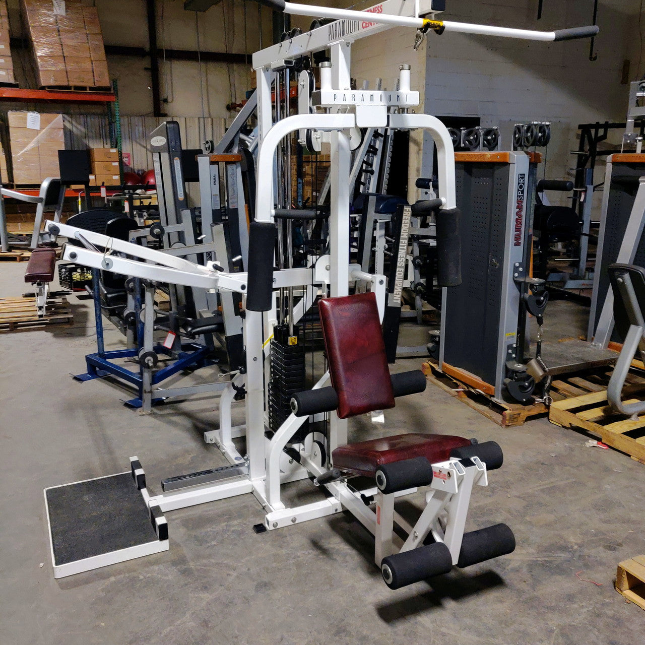 Paramount Multi-Station with Leg Curl/Extension, Benchpress, Pec/Delt, Lat Pulldown and MORE