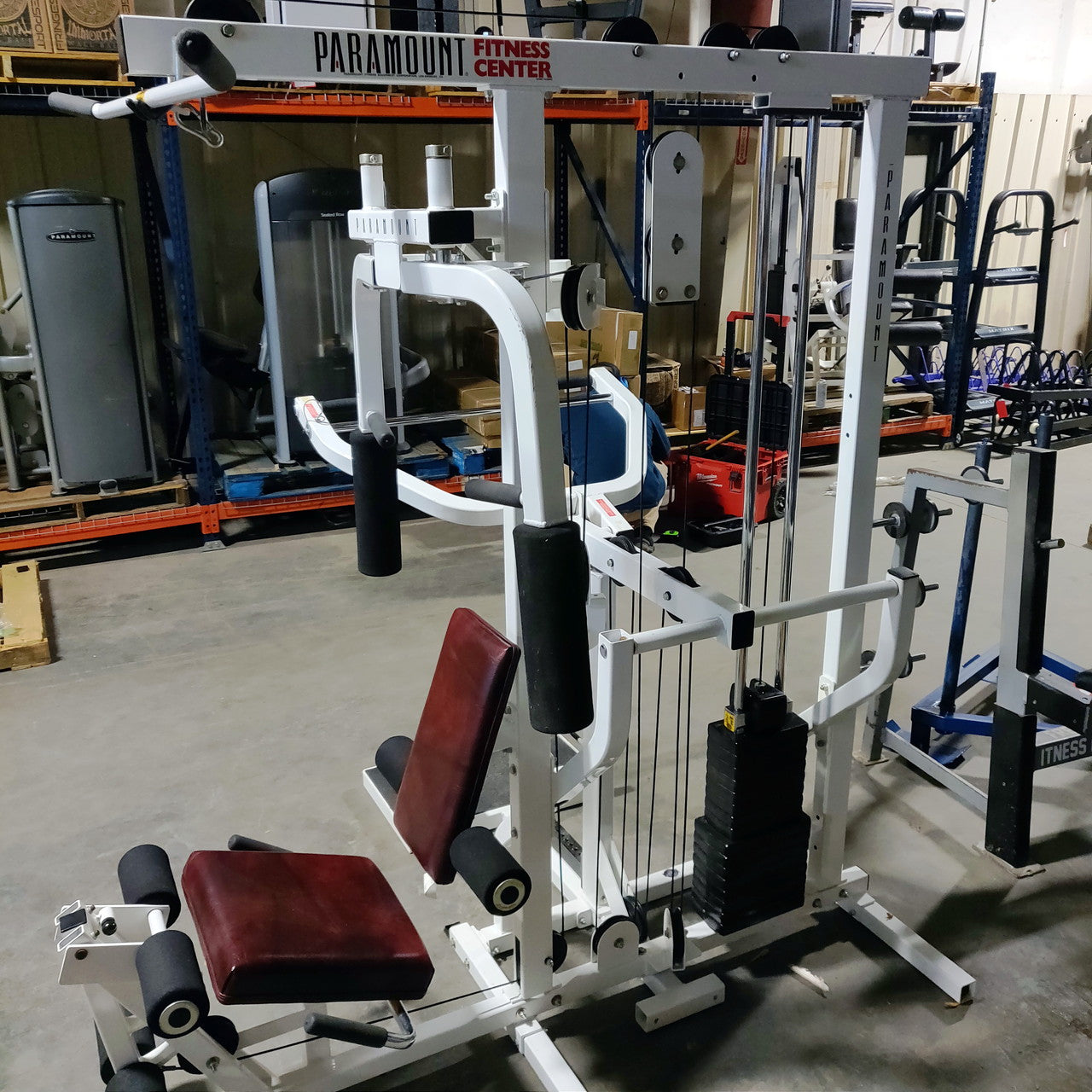 Paramount Multi-Station with Leg Curl/Extension, Benchpress, Pec/Delt, Lat Pulldown and MORE