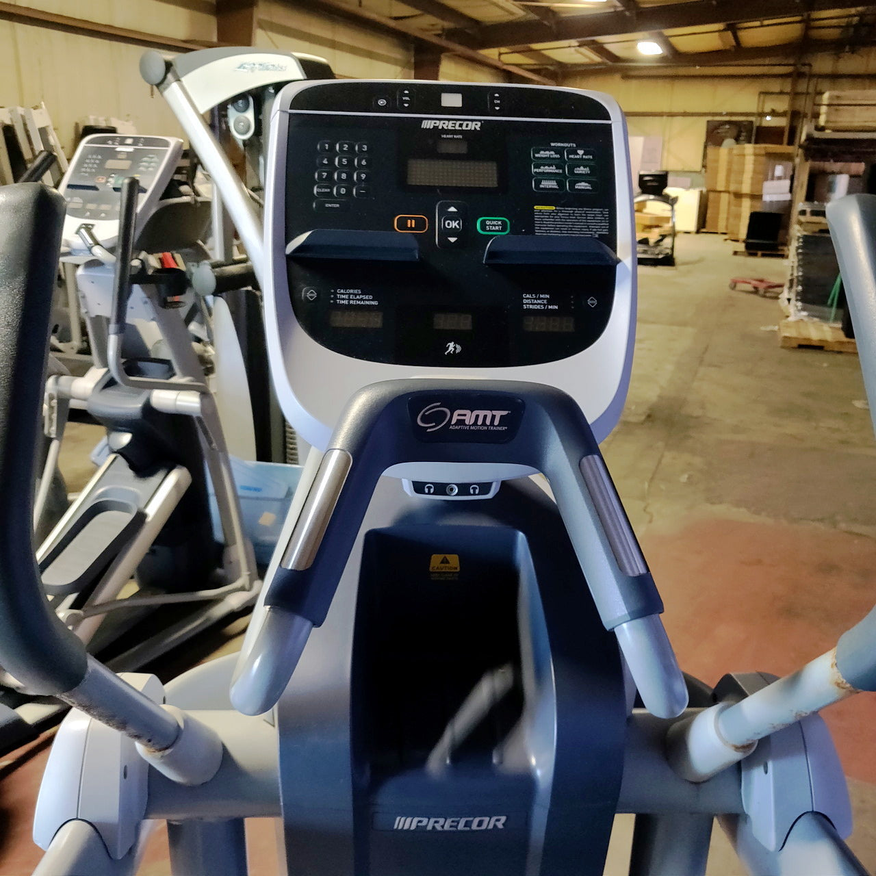 Precor AMT 813 w/ P10 Console – Adaptive Motion Trainer for Low-Impact Full-Body Cardio