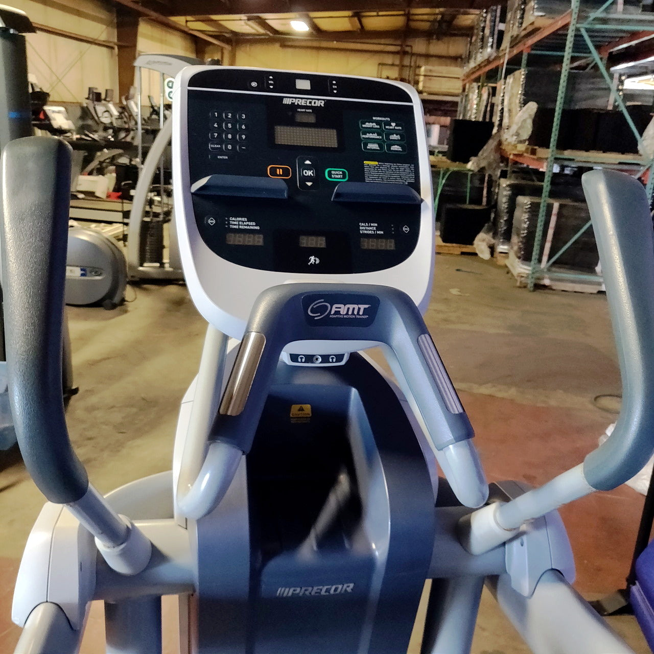 Precor AMT 813 w/ P10 Console – Adaptive Motion Trainer for Low-Impact Full-Body Cardio