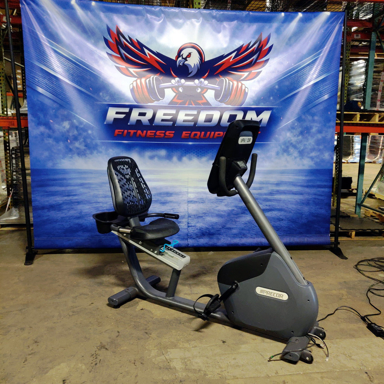 Precor RBK 685 Recumbent Bike w/ P82 Console