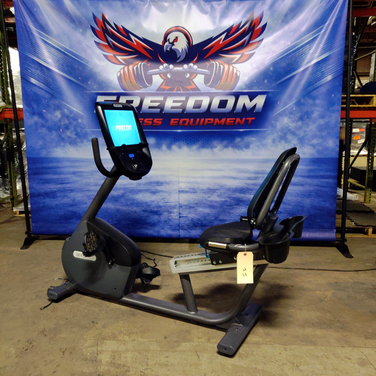 Precor RBK 685 Recumbent Bike w/ P82 Console