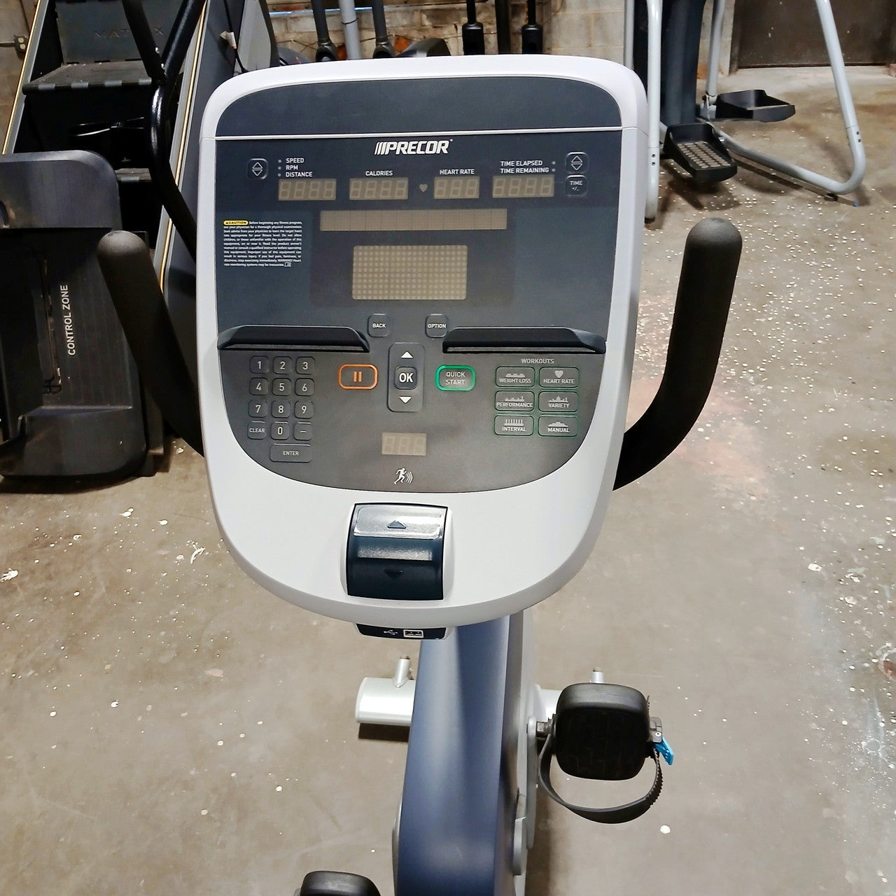 Precor RBK 835 Recumbent Bike w/p30 Console