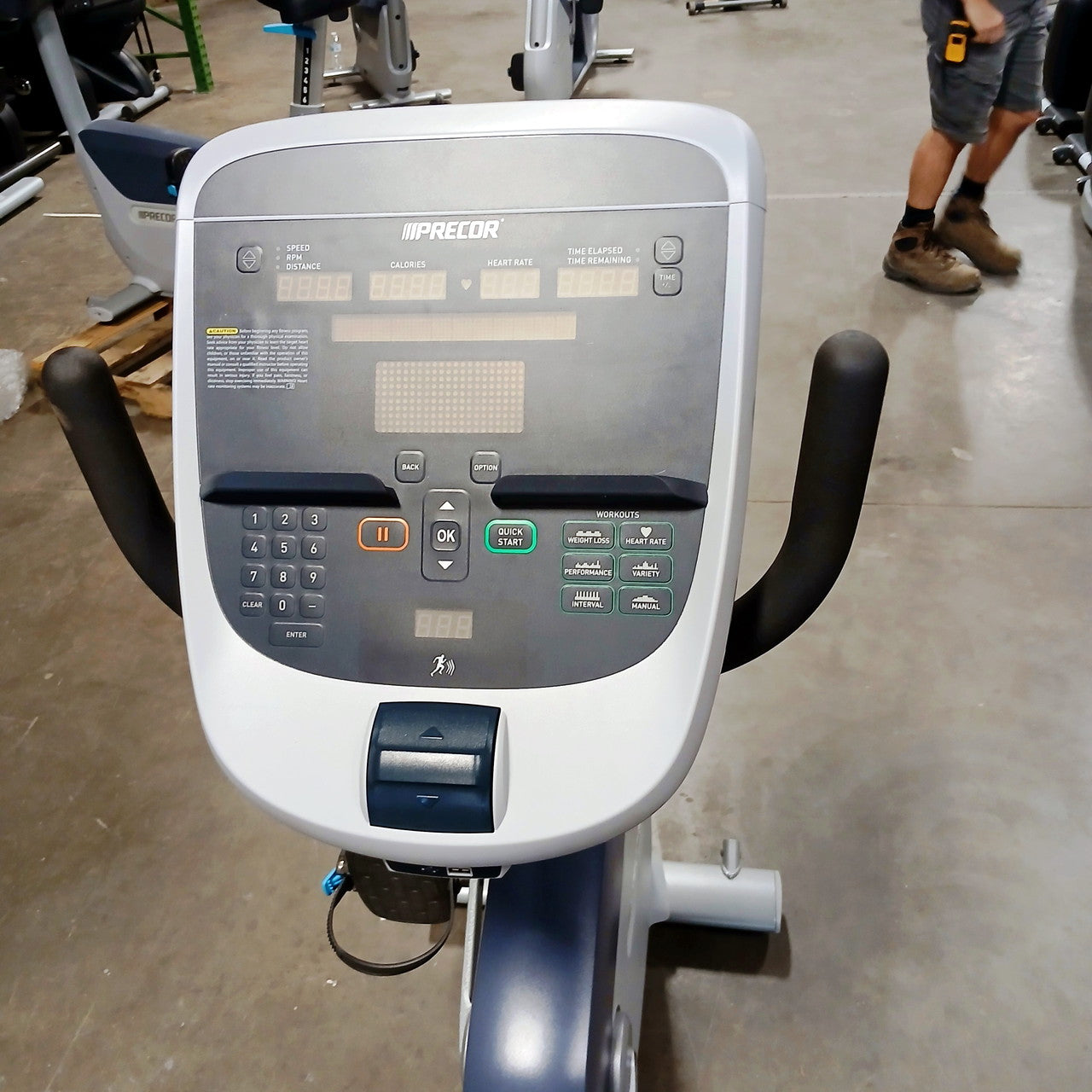 Precor RBK 835 Recumbent Bike w/p30 Console
