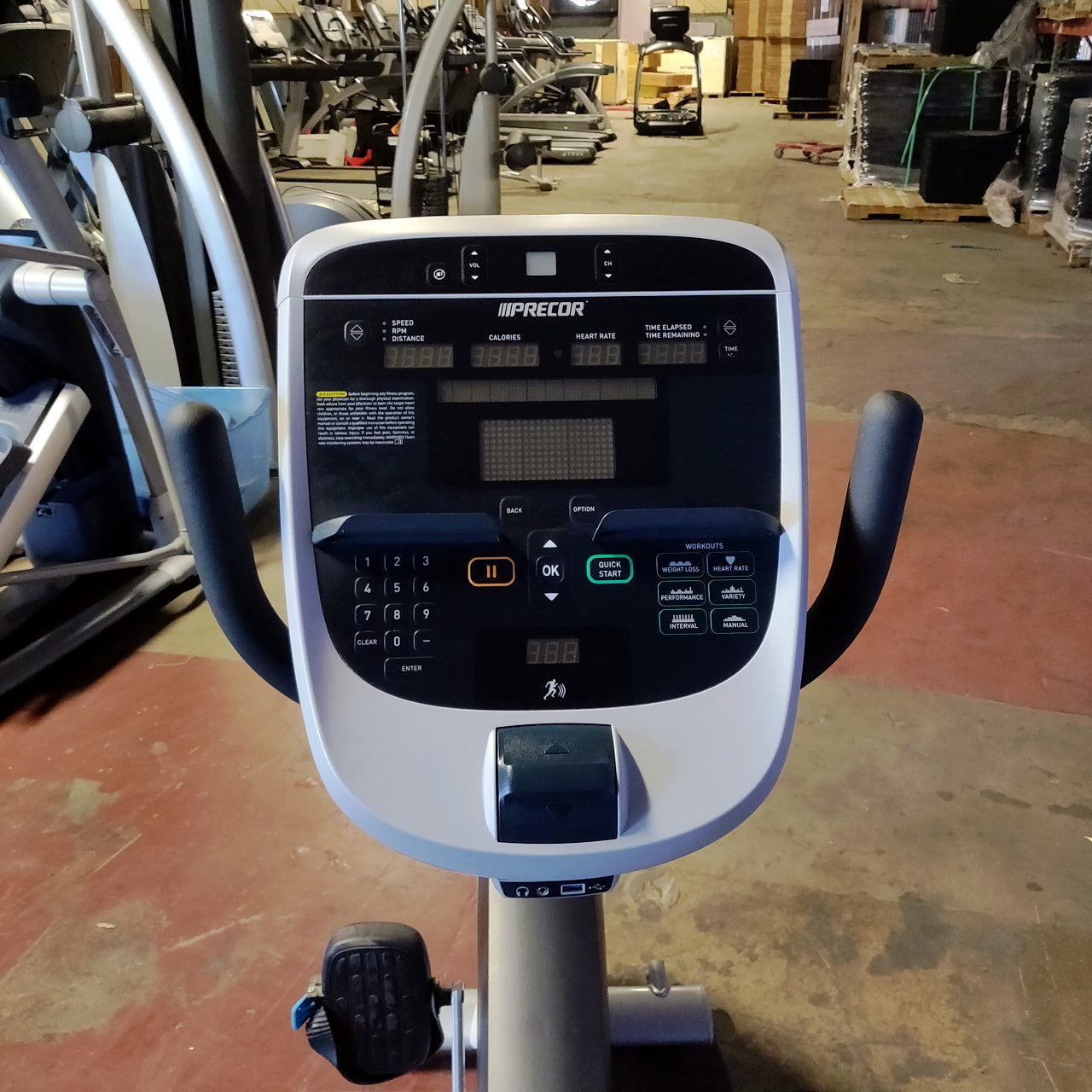 Precor RBK 835 Recumbent Bike w/p30 Console