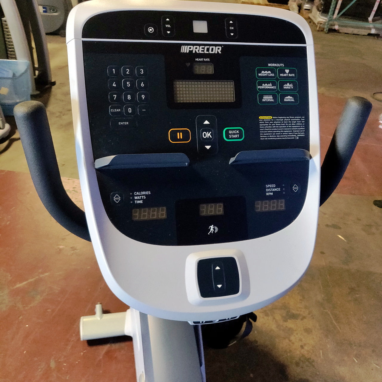 Precor RBK 835 Recumbent Bike w/p30 Console