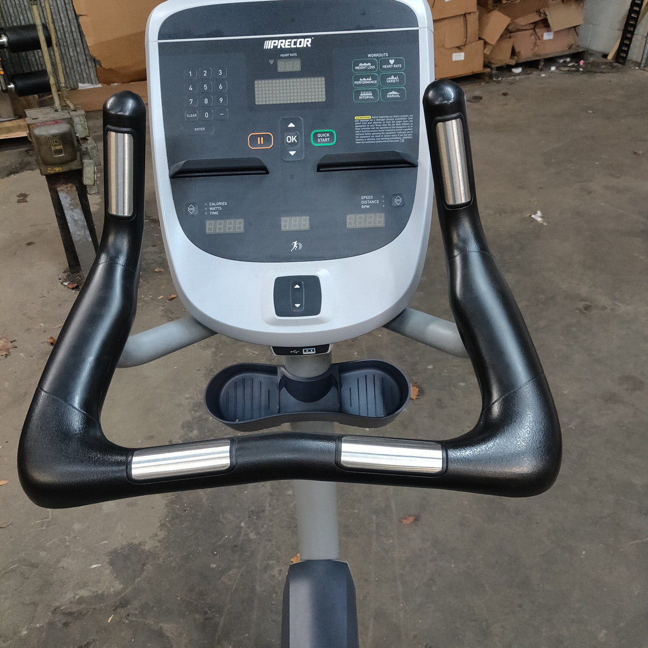 Precor UBK 815 Upright Bike w/P10 Console