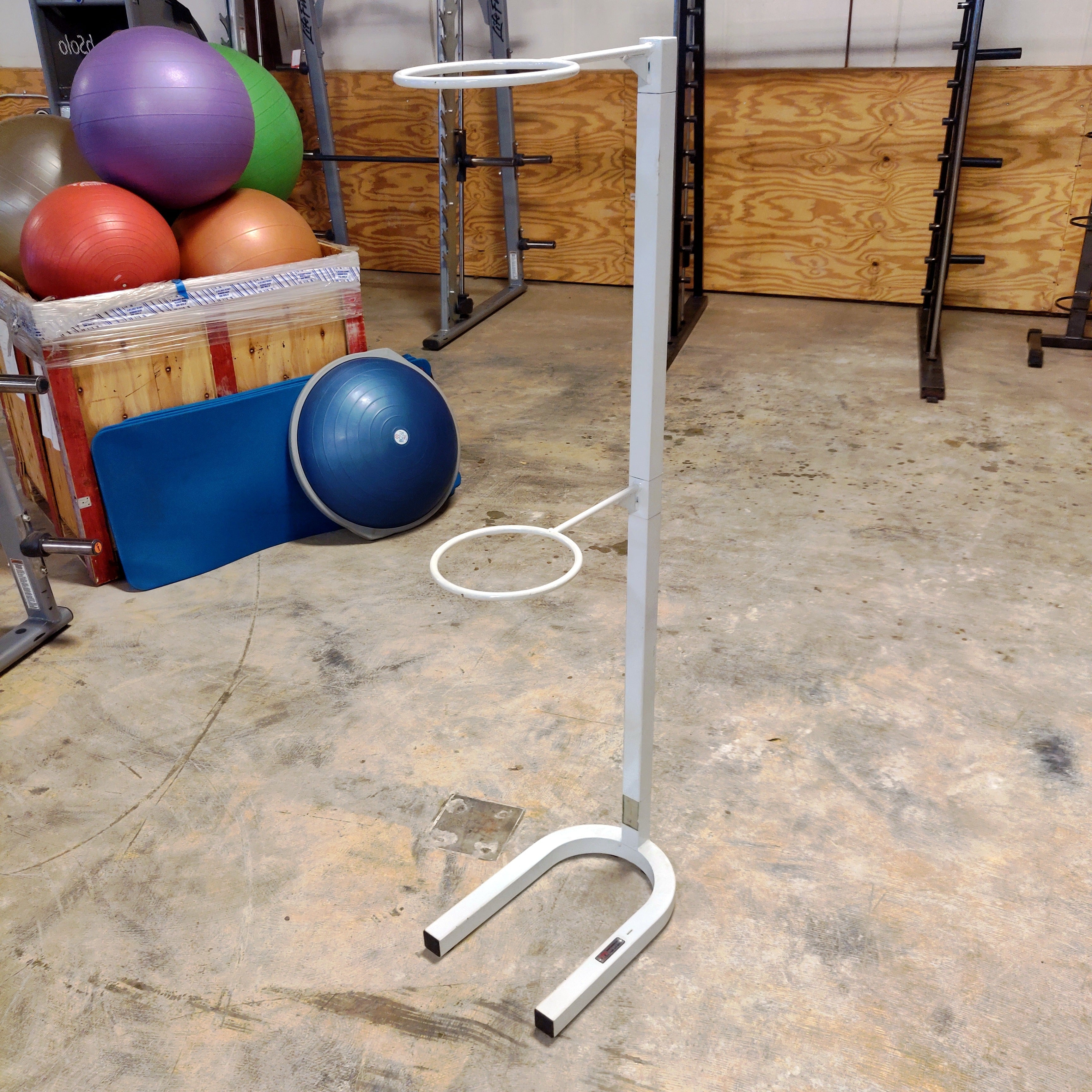 Premium Stability Ball Rack White by PowerSystems