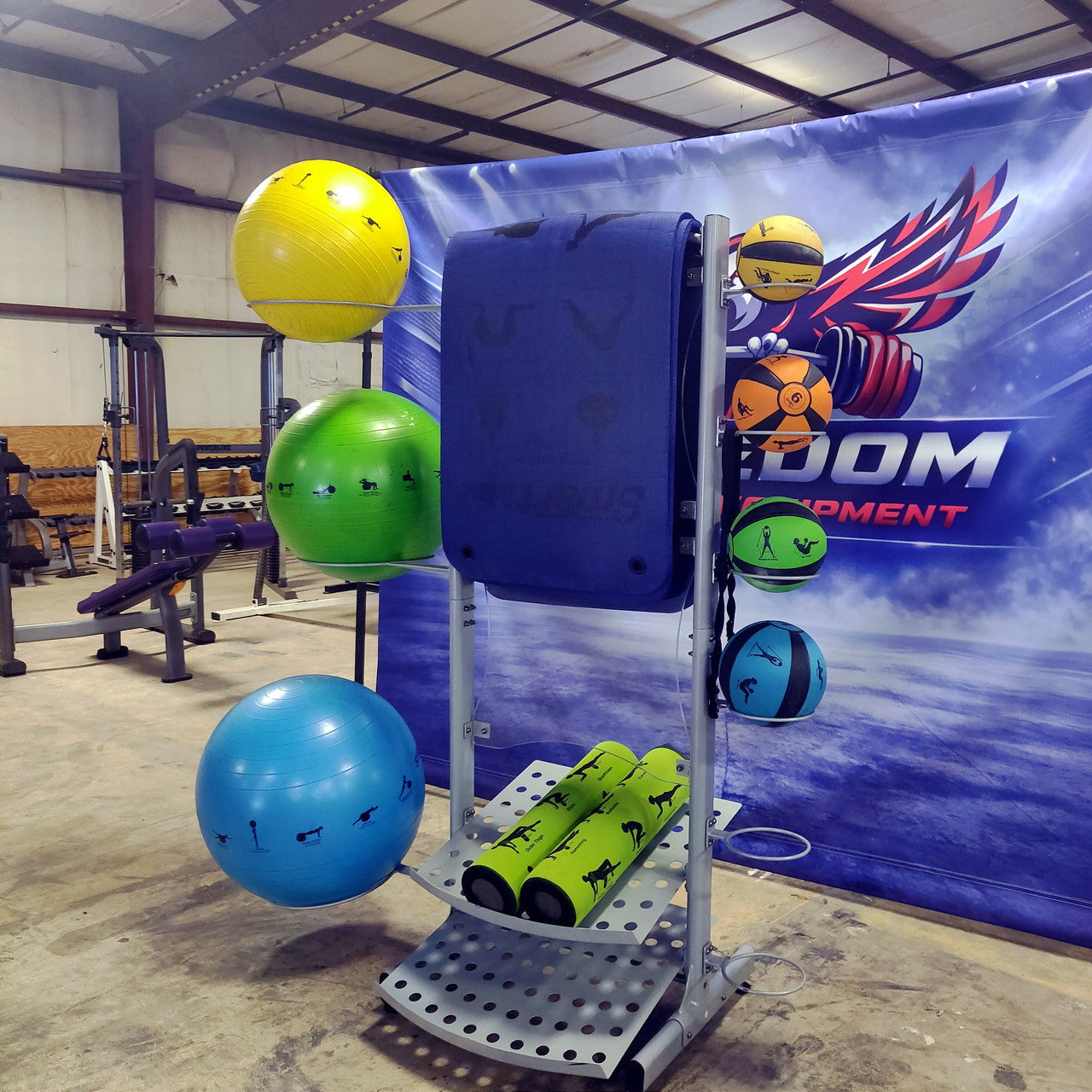 Prism Smart Deluxe Self-Guided Commercial Package – Functional Training Tower with Guided Equipment & Storage