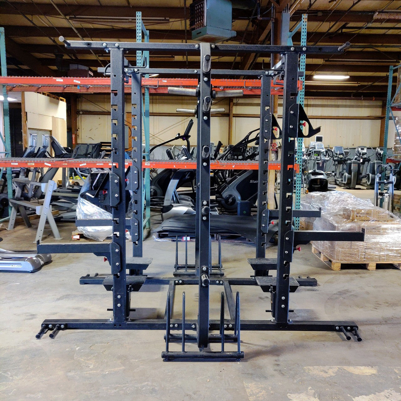 Pro Maxima Double Sided Half Rack Squat Rack Power Rack