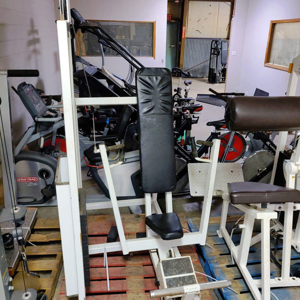 cybex classic selectorized chest press RARE Cybex Chest Press Oldschool Weight Training