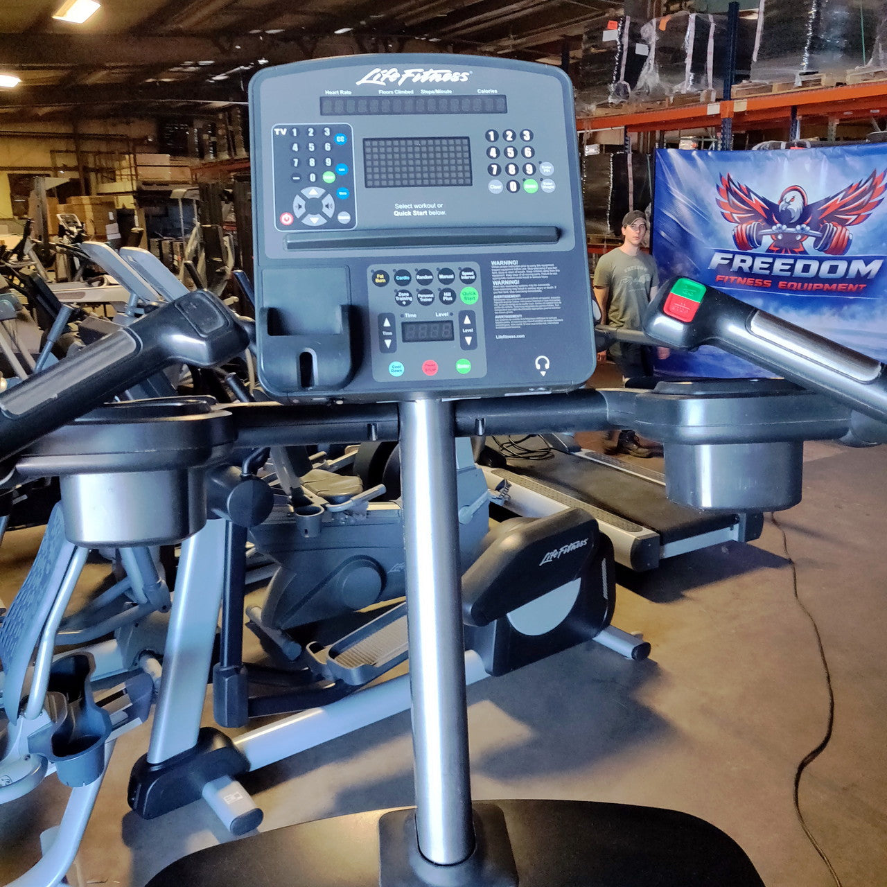 Refurbished Life Fitness PowerMill Integrity Series Climber w/ LCD Console