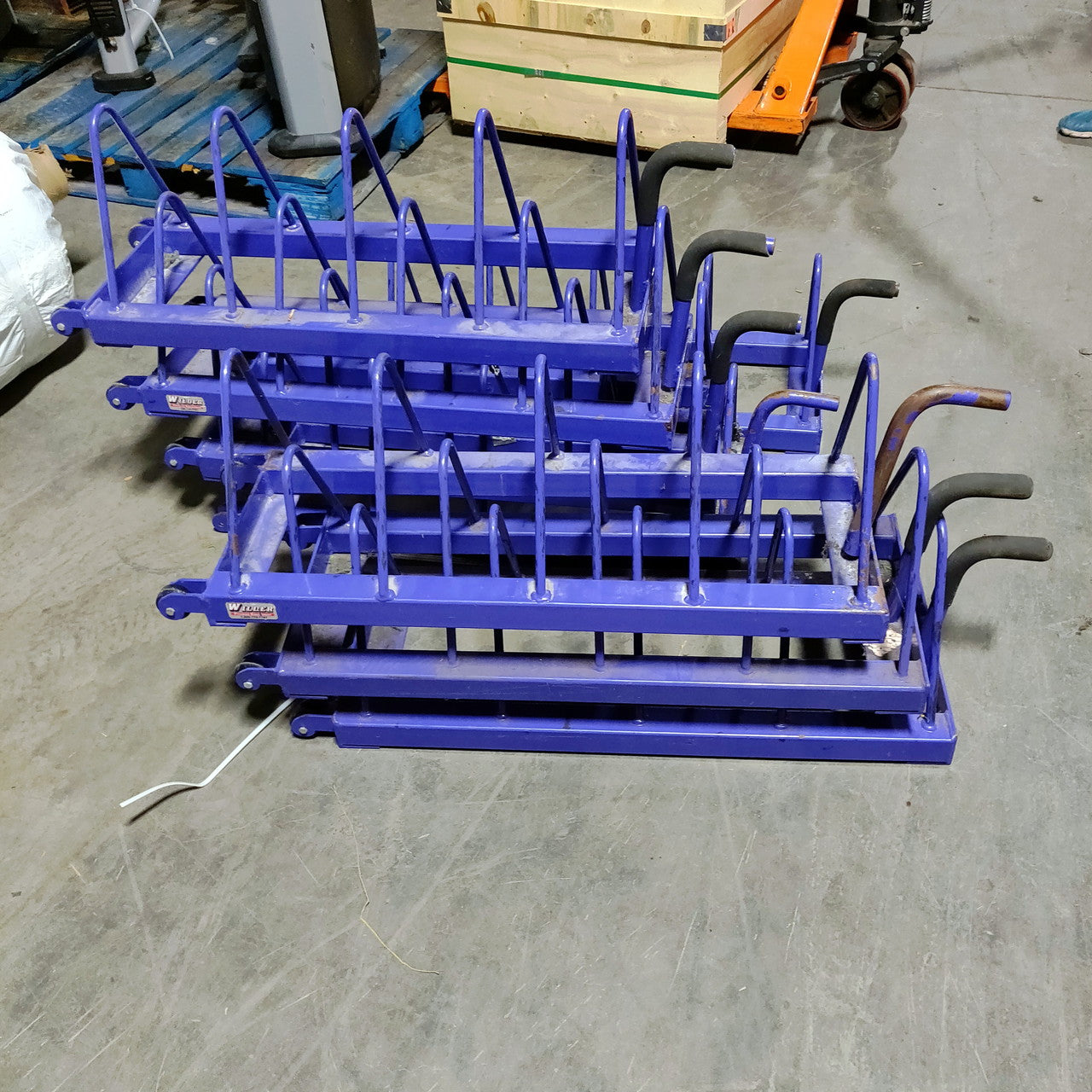 Rolling Bumper Plate Weight Storage