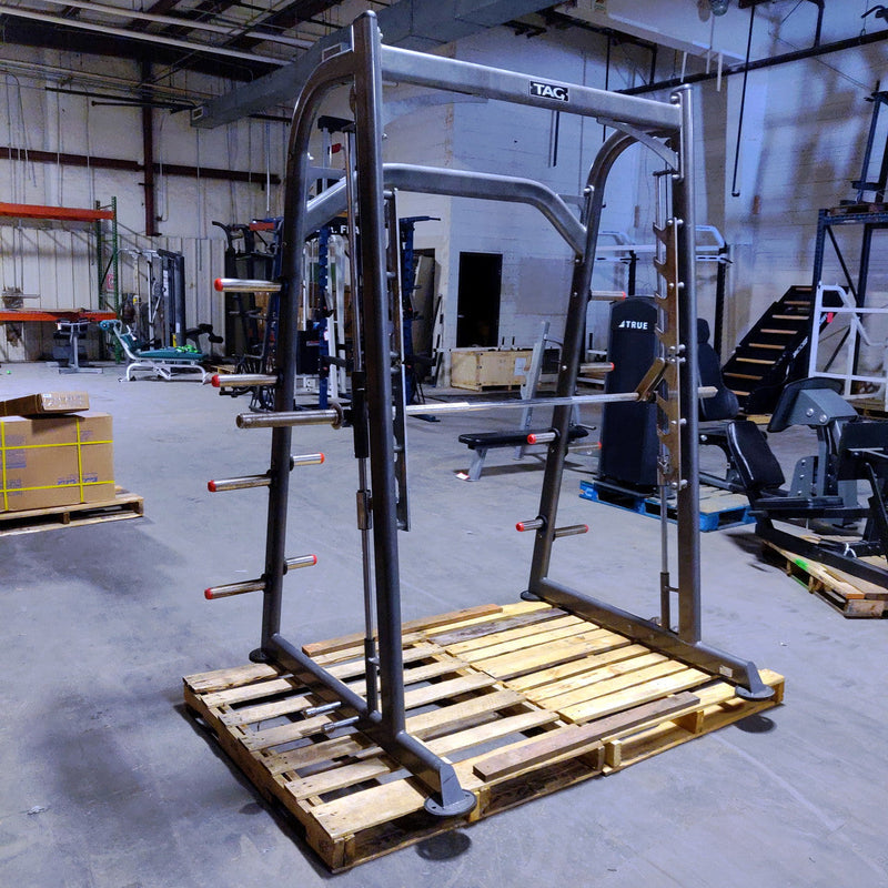 TAG Fitness Smith Machine Commercial Grade with Weight Storage