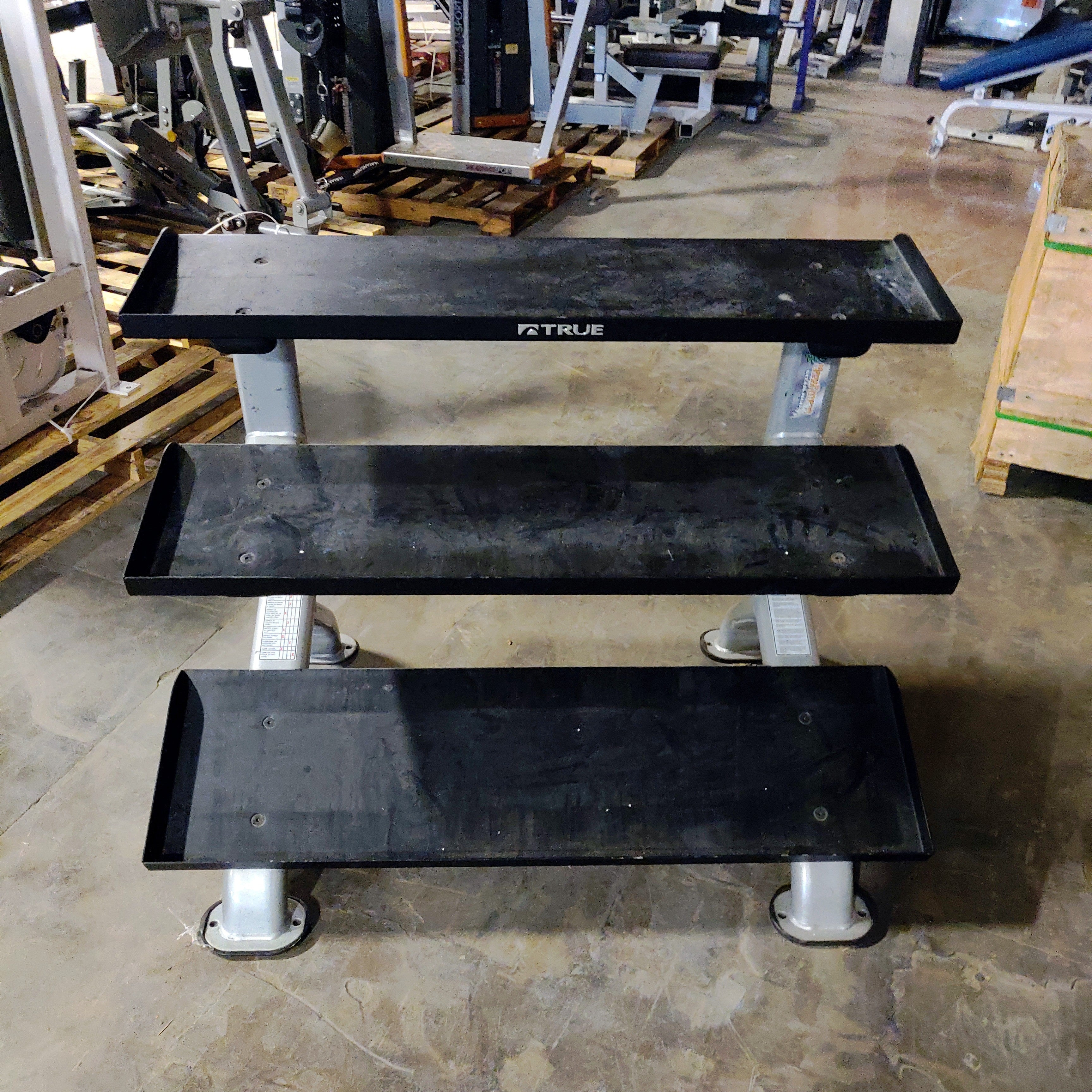 TRUE Fitness 3 Tier Dumbbell Rack