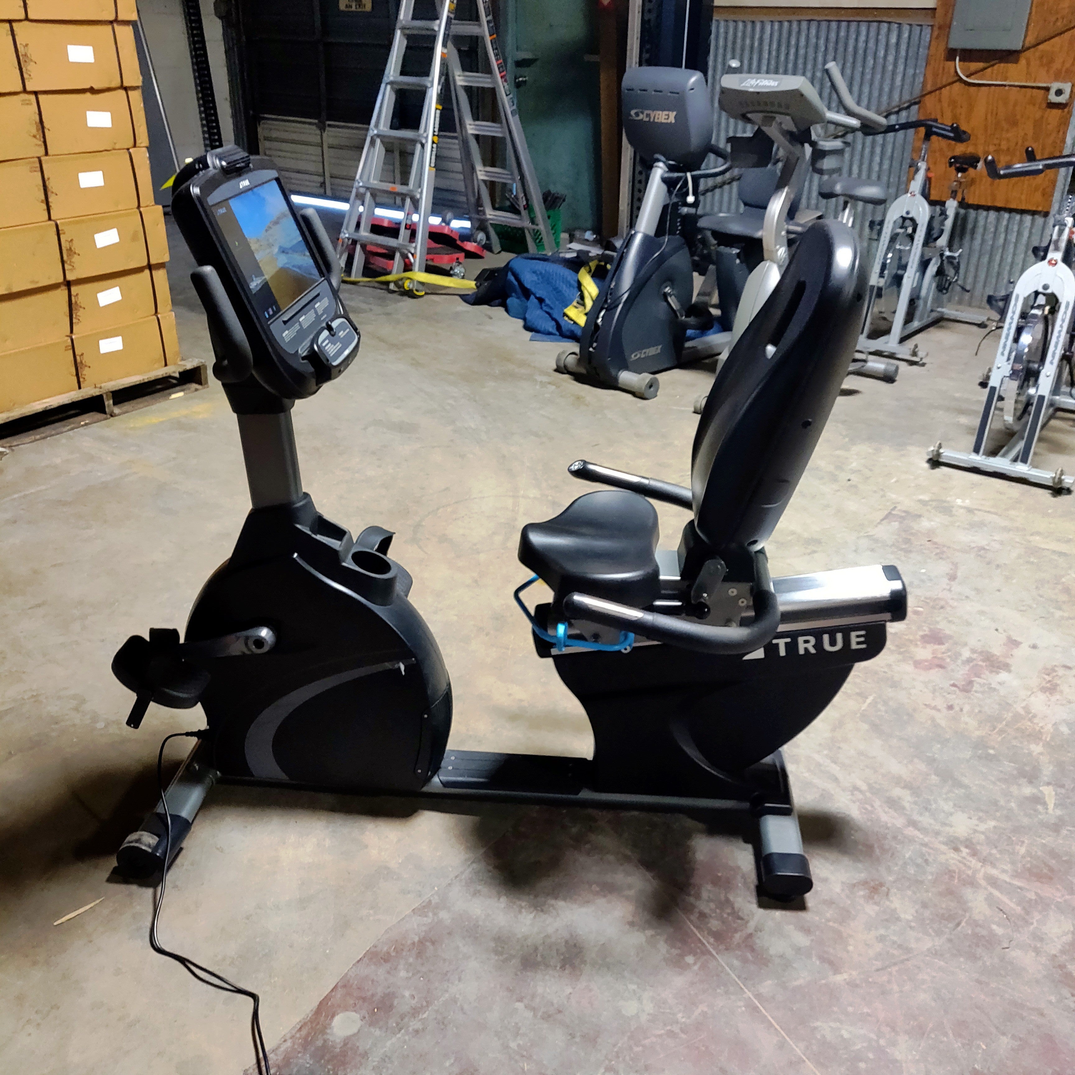 TRUE Recumbent Bike with Interactive Digital Console Screen RC900 Model